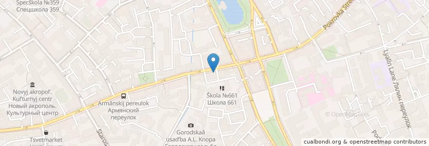 Mapa de ubicacion de Ketch Up en 俄罗斯/俄羅斯, Центральный Федеральный Округ, Москва, Центральный Административный Округ, Басманный Район.