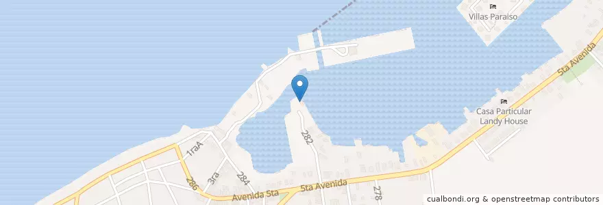 Mapa de ubicacion de Academia de Remos en Küba, La Habana.