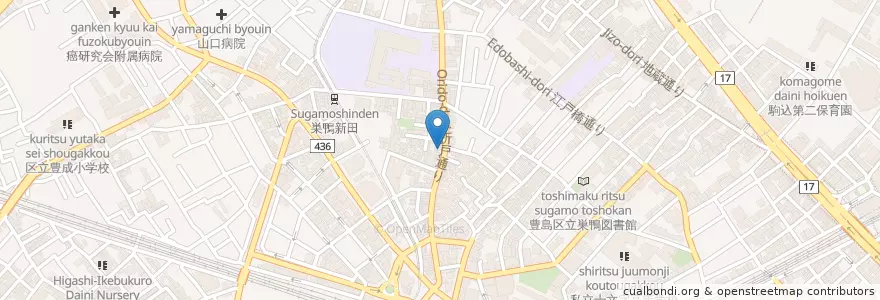 Mapa de ubicacion de 萬劇場 en Japão, Tóquio, 豊島区.