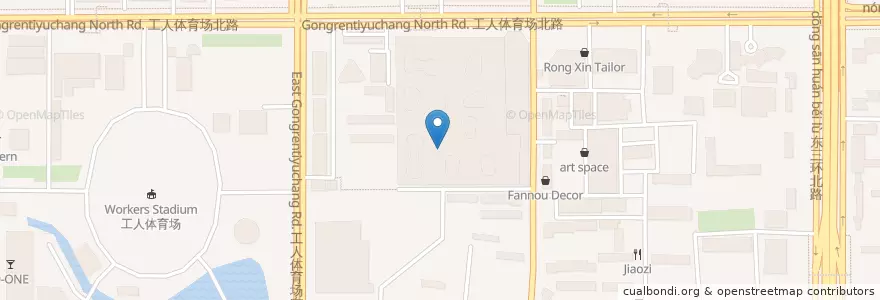 Mapa de ubicacion de 海底捞火锅 en China, Peking, Hebei, 朝阳区 / Chaoyang.