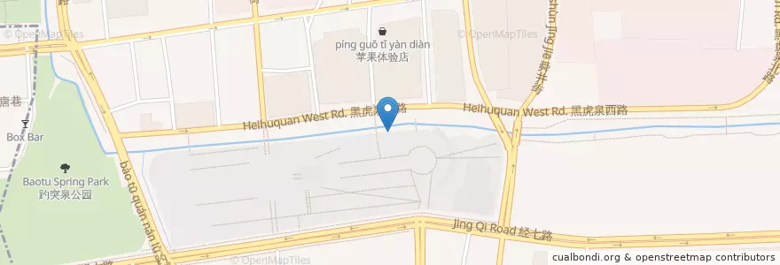 Mapa de ubicacion de 泉城广场码头 en 中国, 山东省, 济南市, 历下区.