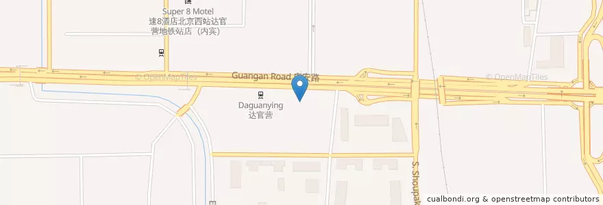 Mapa de ubicacion de 中国邮政储蓄银行 en Chine, Pékin, Hebei, 西城区.