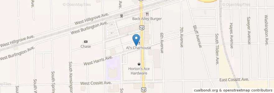 Mapa de ubicacion de The Dental Loft en États-Unis D'Amérique, Illinois, La Grange.