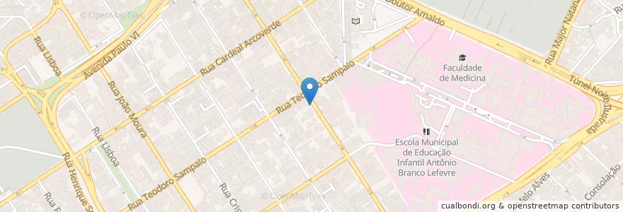 Mapa de ubicacion de Luzi Park en Brezilya, Güneydoğu Bölgesi, Сан Паулу, Região Geográfica Intermediária De São Paulo, Região Metropolitana De São Paulo, Região Imediata De São Paulo, Сан Паулу.