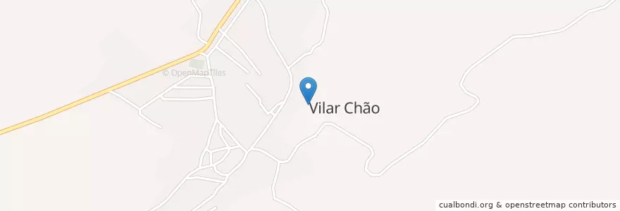 Mapa de ubicacion de Vilar Chão en ポルトガル, ノルテ, Terras De Trás-Os-Montes, Bragança, Alfândega Da Fé, Vilar Chão.