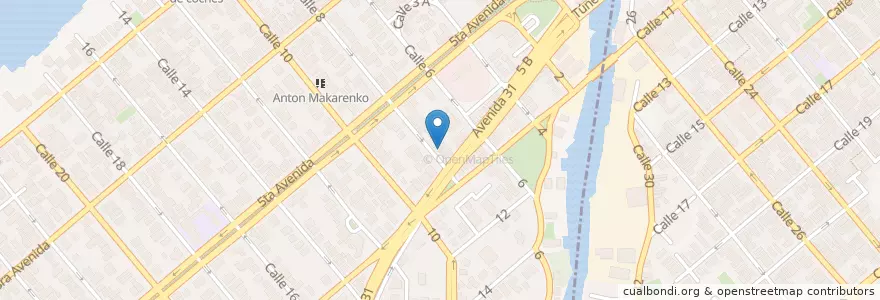 Mapa de ubicacion de Agencia CARICATO en کوبا, La Habana, Playa.