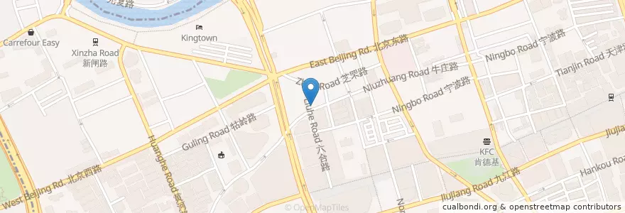 Mapa de ubicacion de Oh bar en Çin, Şanghay, Huangpu.