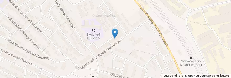 Mapa de ubicacion de Следственное управление по городу Бор en Russland, Föderationskreis Wolga, Oblast Nischni Nowgorod, Городской Округ Бор.