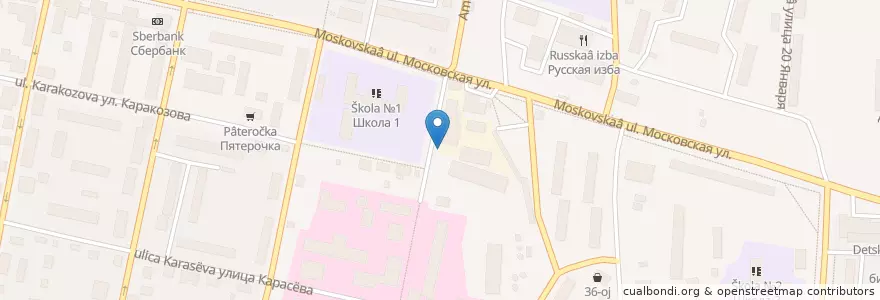 Mapa de ubicacion de Советская аптека en Россия, Центральный Федеральный Округ, Московская Область, Можайский Городской Округ.