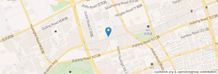 Mapa de ubicacion de 必胜客 en 중국, 상하이, 황푸구.