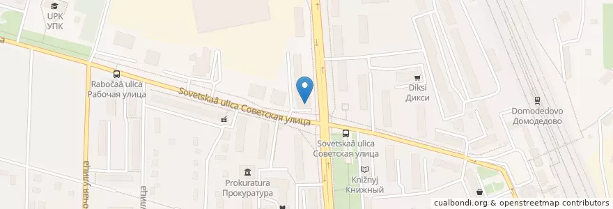 Mapa de ubicacion de Grille-house en Russia, Central Federal District, Moscow Oblast, Domodedovsky District.