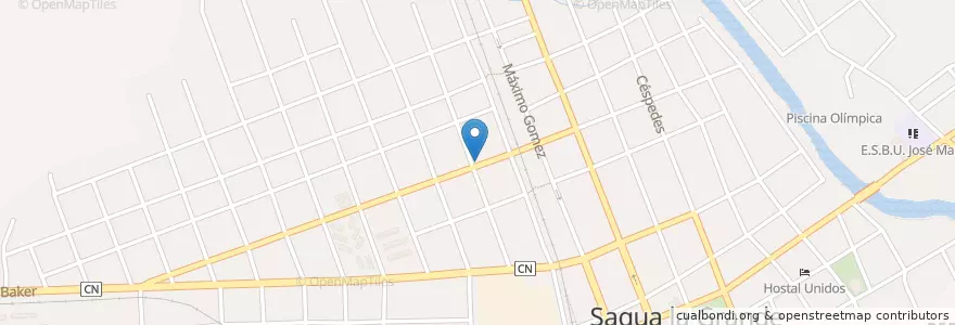 Mapa de ubicacion de Consultorio médico en キューバ, Villa Clara, Sagua La Grande, Ciudad De Sagua La Grande.