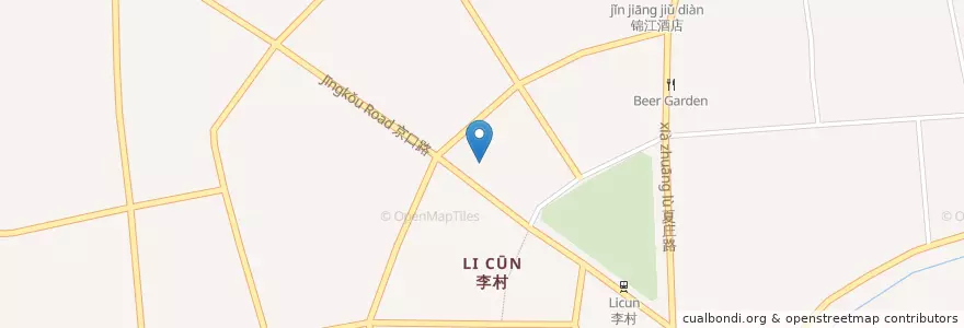 Mapa de ubicacion de 味为先豆腐脑 en الصين, شاندونغ, مدينة تشينغداو, 李沧区 (Licang).