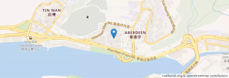 Mapa de ubicacion de McDonald's en 中国, 広東省, 香港, 香港島, 新界, 南區 Southern District.