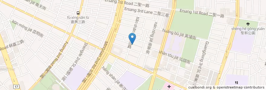 Mapa de ubicacion de 峇里泰式小館 en Tayvan, Kaohsiung, 前鎮區.