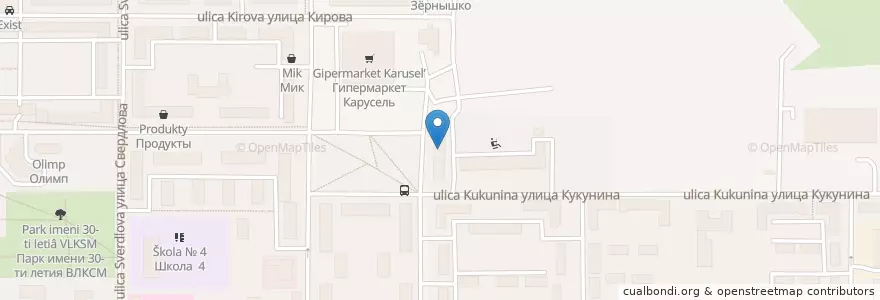 Mapa de ubicacion de "Софтиум" Школа программирования для детей en Russland, Föderationskreis Zentralrussland, Oblast Tula, Городской Округ Новомосковск.
