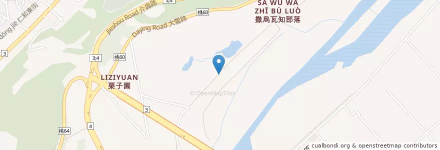 Mapa de ubicacion de 大溪河濱公園 en تایوان, 桃園市, 大溪區.