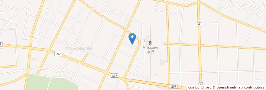 Mapa de ubicacion de 回転寿司 ととや en Japonya, 岩手県, 奥州市.