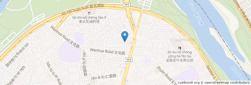 Mapa de ubicacion de 流民棧 en 臺灣, 新北市, 永和區.