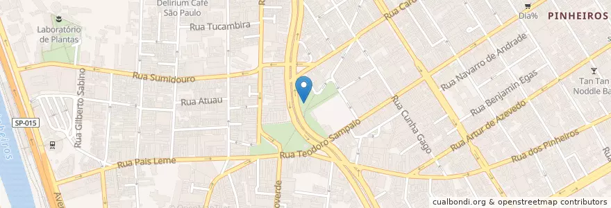 Mapa de ubicacion de Largo de Batata II en برزیل, منطقه جنوب شرقی برزیل, سائوپائولو, Região Geográfica Intermediária De São Paulo, Região Metropolitana De São Paulo, Região Imediata De São Paulo, سائوپائولو.