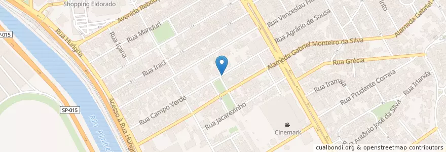 Mapa de ubicacion de Rua Campo Verde en Brasil, Región Sudeste, San Pablo, Região Geográfica Intermediária De São Paulo, Região Metropolitana De São Paulo, Região Imediata De São Paulo, San Pablo.