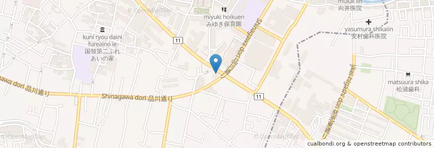 Mapa de ubicacion de デニーズ en 日本, 東京都, 調布市.
