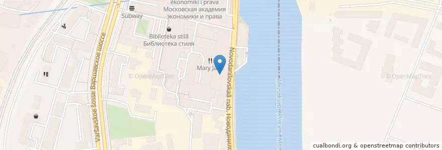 Mapa de ubicacion de ЗдравСити en Россия, Центральный Федеральный Округ, Москва, Южный Административный Округ, Донской Район.