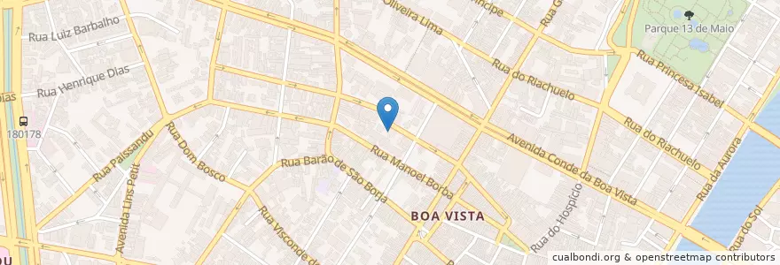 Mapa de ubicacion de Emidio Dantas Barreto - Anexo I - Cetec en 巴西, 东北部, 伯南布哥, Região Geográgica Imediata Do Recife, Região Geográfica Intermediária Do Recife, Região Metropolitana Do Recife, 累西腓.