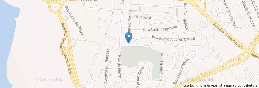 Mapa de ubicacion de Posto de Taxi Saudade en 巴西, 东北部, 马拉尼昂, Região Geográfica Intermediária De São Luís, Microrregião Da Aglomeração Urbana De São Luís, 圣路易斯.