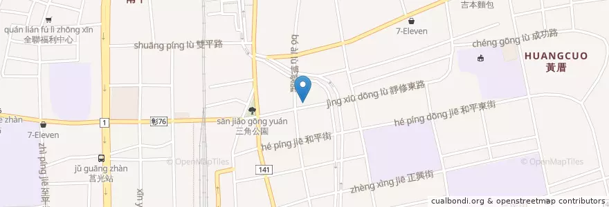 Mapa de ubicacion de 陽信商業銀行 en 臺灣, 臺灣省, 彰化縣, 員林市.