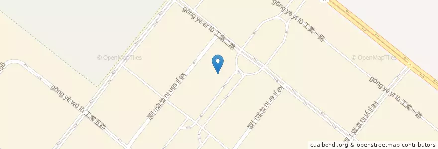 Mapa de ubicacion de 臺灣銀行 en Taïwan, Tainan, District De Annan.