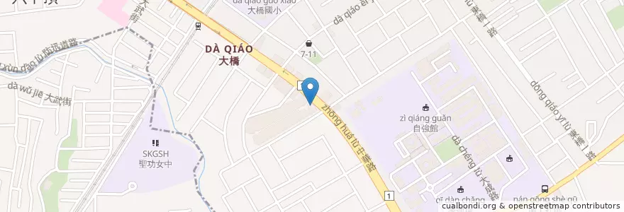 Mapa de ubicacion de 永豐商業銀行 en Taiwán, 臺南市, 永康區.