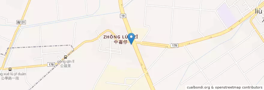 Mapa de ubicacion de 華泰商業銀行 en تایوان, 臺南市, 安定區.