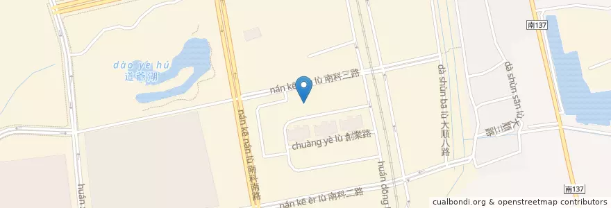 Mapa de ubicacion de 臺灣銀行 en 臺灣, 臺南市, 新市區.