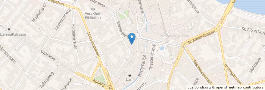 Mapa de ubicacion de Kelim en Schweiz, Basel-Stadt, Basel.