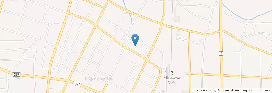 Mapa de ubicacion de 大林寺 en Japan, Präfektur Iwate, 奥州市.