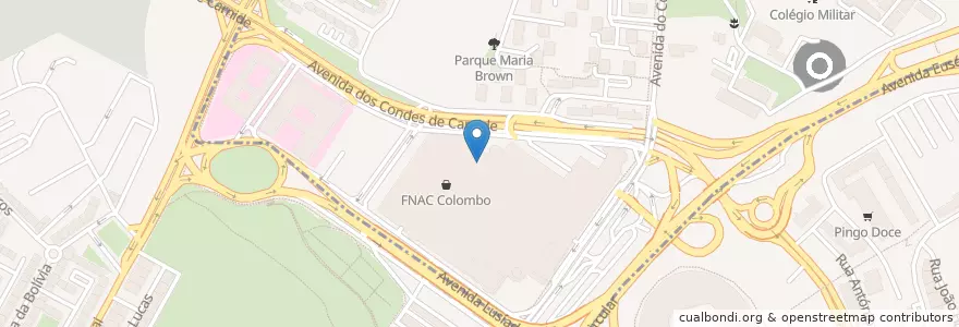 Mapa de ubicacion de La Parrilla en Portekiz, Área Metropolitana De Lisboa, Lisboa, Grande Lisboa, Lizbon, Carnide.