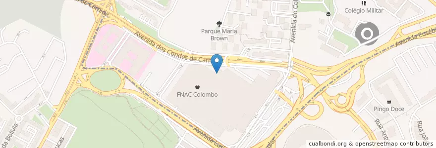 Mapa de ubicacion de Mr Pizza en پرتغال, Área Metropolitana De Lisboa, Lisboa, Grande Lisboa, لیسبون, Carnide.