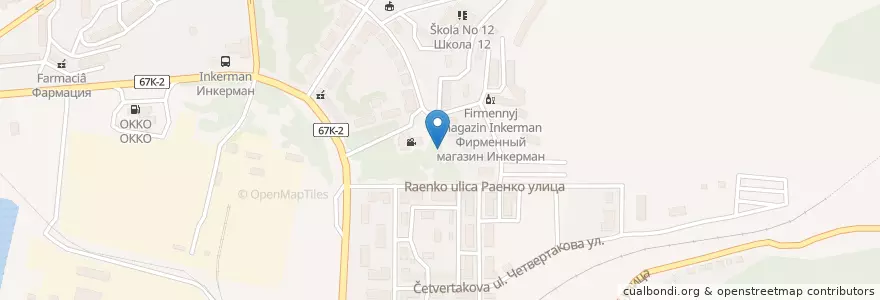 Mapa de ubicacion de hollo bar en Russia, South Federal District, Sevastopol, Sevastopol, Балаклавский Район, Inkerman.