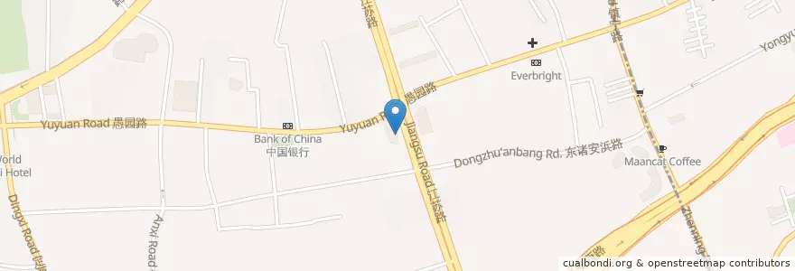 Mapa de ubicacion de KFC en چین, شانگهای, 长宁区.