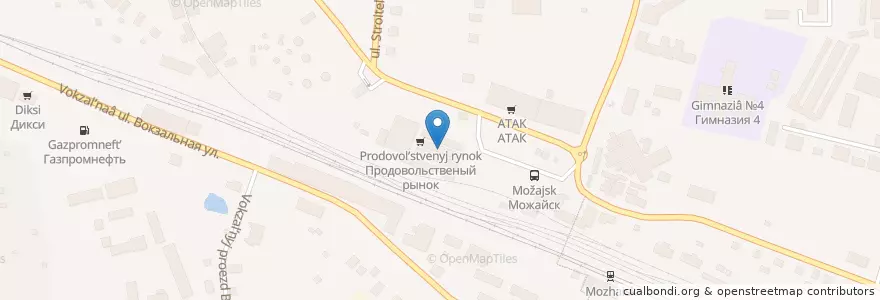 Mapa de ubicacion de Павильон № 2 en Rusia, Distrito Federal Central, Óblast De Moscú, Можайский Городской Округ.