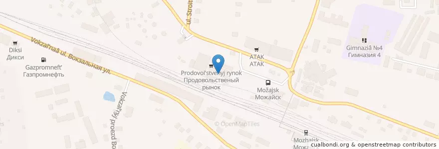 Mapa de ubicacion de Павильон № 3 en Rusland, Centraal Federaal District, Oblast Moskou, Можайский Городской Округ.