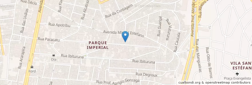 Mapa de ubicacion de Salão do Reino das Testemunhas de Jeová en Brasilien, Südosten, São Paulo, Região Geográfica Intermediária De São Paulo, Região Metropolitana De São Paulo, Região Imediata De São Paulo, São Paulo.