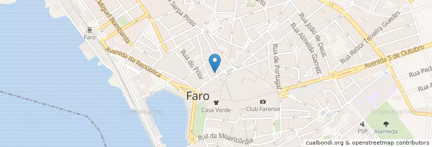 Mapa de ubicacion de Chalet en Portugal, Algarve, Algarve, Faro, Faro, Faro.