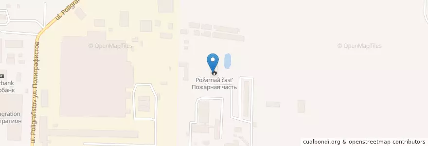 Mapa de ubicacion de Пожарная часть № 61 en 俄罗斯/俄羅斯, Центральный Федеральный Округ, 莫斯科州, Можайский Городской Округ.