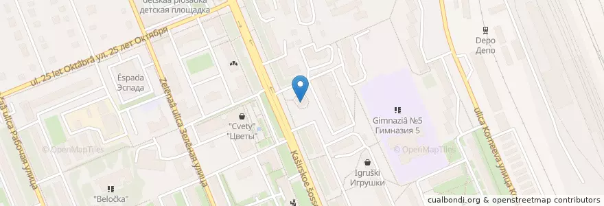 Mapa de ubicacion de Церковь Рождества Христова en Russia, Central Federal District, Moscow Oblast, Domodedovsky District.