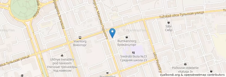 Mapa de ubicacion de Наркология en Russie, District Fédéral Central, Oblast De Kalouga, Городской Округ Калуга.