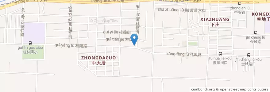 Mapa de ubicacion de 華南商業銀行 en Tayvan, Kaohsiung, 小港區.