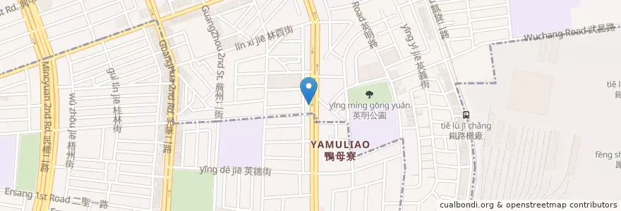 Mapa de ubicacion de 玉山商業銀行 en Taiwan, Kaohsiung, 苓雅區.