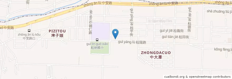 Mapa de ubicacion de 高雄銀行 en 타이완, 가오슝시, 샤오강구.